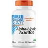 Doctor's Best, Alpha-Lipoic Acid (Acido Alfa Lipoico), 300mg, 180 Capsule vegane, Altamente Dosato, Testato in Laboratorio, Non OGM, Senza Glutine, Senza Soia