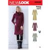 New Look N6632 - Cartamodello per abiti da donna, in carta, colore: bianco
