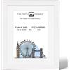 Tailored Frames Cornici, Plastica Vetro MDF, Supporto Bianco, Frame 20x16 for A3