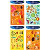 TSI 46434 - Set di 4 stencil per pittura e disegno, 26 x 18 cm, multicolore