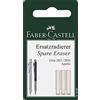 Faber-Castell 131597 Ricambio Gomma Da Cancellare Per Portamine Grip 2011, Set da 3 Pezzi