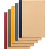 Muji Europe Holdings Ltd Muji Quaderni, Confezione da 5 Fogli, 30 Fogli, Righe Colorate B5