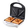 Ufesa SW7862 White Viena, Piastra Tostapane, Tostiera Piastre Antiaderenti, Sigillatura Perfetta, 2 Sandwiches, Senza BPA, 750 W