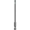 KWB 3 Bit 100 mm Torx T25, T30, T40 Set Torsion 123242 (acciaio TQ 60, zona di torsione, ISO 1173, azionamento C6.3), L