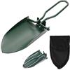 Exbrith 1 Pezzi Mini Pala Pieghevole, Portatile Pieghevole Pala, con Custodia, Vanga Pieghevole, per Giardinaggio, Escursionismo, Scavo, Addestramento di Sopravvivenza All'aperto, Drenaggio, Diserbo