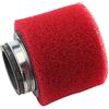 GOOFIT Filtro Aria Spugna Moto 38mm Verticale Universale Pit Bike sostituzione per 47cc 49cc 50cc Motocross Ciclomotore Pocket Bike Scooter Quad Rosso