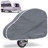 Tarpofix® Copritimone caravan con doppia chiusura a scatto - Copri gancio roulotte di ottima fattura universale per roulotte - Copri gancio traino per rimorchi con gancio