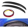 WANYIG Passaruota Universali Sopracciglia Auto Parafango 33CM Passaruota Estensione Parafanghi Auto Adesivi Fender Flares con Colla 3M (2 Pezzi)