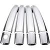 Viviance 8 PCS Accessori Compatibile con Auto Custodia Compatibile con Copertura Maniglia Porta cromata Compatibile con Peugeot 08-10 207 308 407 Compatibile con Citroen C4 C6 C4 Picasso