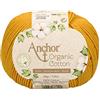 Schachenmayr Anchor 00240 - Cotone organico, 4 fili, circa 125 m, oro 50 g