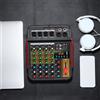 Mini mixer audio MG4 con equalizzatore a 3 bande portatile per webcast di