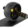 Best Goods Ab roller, ab wheel, ruota allenamento con tappetino per le ginocchia, per il fitness e l'allenamento dei addominali