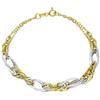 Gioielleria Lucchese Oro Bracciale Donna in Oro giallo e bianco 214030