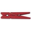 LWR CRAFTS Mollette da bucato in legno 1-7 / 8 4,8 cm 50 pezzi per confezione (rosso)