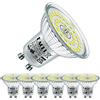 EACLL Lampadine LED GU10 6.5W Equivalente a Alogena 100W, Pacco da 6, 790lm Bianca Fredda 6500K, Faretti AC 230V senza Sfarfallio, Angolo a Fascio 120° Spot, Non Dimmerabile corta Riflettore Lampade