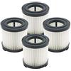 YanBan 4 pz Aspirapolvere Filtro HEPA per Xiaomi Jimmy JV51 JV71 Tenuto in Mano Cordless Aspirapolvere Filtro HEPA Kit di Ricambio