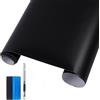 NewL - Adesivo in vinile nero opaco anti bolle d'aria - per uso all'aperto in ambito automobilistico, coltello + strumento manuale (30 x 300 cm)