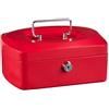 Idena 50029 - Cassetta per contanti 8, dimensioni 205 x 160 x 90 mm, colore rosso, 1 pz.