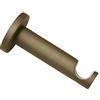 Gardinia Supporto con Base di Fissaggio per bastoni per Tende, 1 Binario, Aperto, Linea Kira,