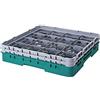 Cambro Camracks 9S434 - Set di 4 contenitori in polipropilene per manico e bicchieri, diametro 14,9 cm, misura 1/1, 9 scomparti, altezza 13,3 cm