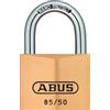 Abus 09441 - Lucchetto in ottone con arco in acciaio INOX, con chiave unica 2726