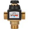 Regun Valvola miscelatrice termostatica - Valvola miscelatrice termostatica in ottone con filettatura maschio DN20 a 3 vie per scaldacqua solare