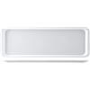 H&H - Vassoio con Bordo in Melamina, 40x20.2 cm, Resistente e Pratico, Ideale per Bar, Gastronomie e Settore Ho.Re.Ca