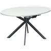 CONNUBIA tavolo allungabile con basamento grigio opaco GIOVE CB/4739-E 140 cm