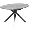 CONNUBIA tavolo allungabile con basamento grigio opaco GIOVE CB/4739-E 140 cm