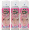 Virsus 3 bombolette Spray da 100 ml di Glitter Silver temporaneo per Capelli, colora i Tuoi Capelli con Brillantini Argentati per Bambini e Adulti lacca glitterata