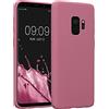 kwmobile Custodia Compatibile con Samsung Galaxy S9 Cover - Back Case per Smartphone in Silicone TPU - Protezione Gommata - rosa scuro