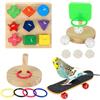 JasCherry Set di 4 Giochi per Addestramento degli Uccelli Accessori - Giocattolo per Pappagallo con Intelligenza di attività per Cocoriti, Parrocchetti, Calopsite, Pappagalli Inseparabili #7