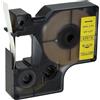 vhbw cassetta nastro compatibile con Dymo LabelWriter Duo, Duo 400, Duo 450 etichettatrice 9mm nero su giallo