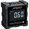 AUTOUTLET Indicatore Livello Angolare Inclinometro Digitale Goniometro Elettronico Base Magnetica LCD Retroilluminazione