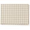 PARAMAISON Tovaglia Rustica Rettangolare, Stile Quadretti Country, Bianco e Grigio, Tovaglia Tavola da Pranzo, Cucina, Giardino, Pic nic, 6 Posti 140x180 cm