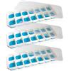 VB VIN BOUQUET Vin Bouquet FIE 960 pack 3 stampi ghiaccio silicone facile sformare 14 cubetti