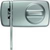 ABUS 532993 7030 S - Chiavistello per porta, con limitatore di apertura, colore: Argento