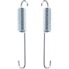 eMagTech 2pcs 120mm Lunghezza Moto Moto Argento Cavalletto Molla di Ritorno Del Piede Del Metallo Cavalletto Del Cavalletto Del Cavalletto