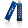 iStorage datAshur PRO 32GB - Unità flash USB crittografata - Certificazione FIPS 140-2 Livello 3 - Protetta da password - Resistente alla polvere e all'acqua