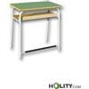 Banco singolo sottopiano in legno altezza 64 cm h172_62
