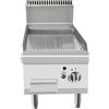 Ristoattrezzature Modello: 108330020622629,Fry top griglia a gas professionale da banco piastra rigata 10 kW 40x90x60,2h cm