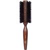 L'Artisan Brossier - Spazzola per capelli rotonda in faggio massiccio, 50 mm, spazzola artigianale, 100% naturale, in pure setola di cinghiale, produzione francese