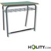Banco scuola sotto piano in griglia altezza 64 cm h172_66