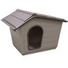 MP Bergamo Cuccia per Cani Gatti Sprint Mini CASETTA Toupe da 2/8 kg Cuccioli Giardino SMONTABILE