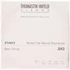 Thomastik-Infeld Flat Wound Basso elettrico - JF34043 - corda singola G - Jazz Bass Long Scale 34, calibro .043