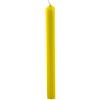 Cereria Di Giorgio - 12 Candele Cilindriche colore pieno - Diametro 1,9 cm Altezza 20 cm - Colore Giallo - Durata 5 ore