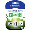Verbatim Pen Drive 32GB Verbatim 2.0 Nano [98130]