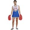 HENBRANDT Costume Fancy Dress Ragazzo Pon Pon Blue Banana (Blu) - Taglia Unica