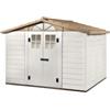 Garofalo Casetta da giardino in pvc garofalo tuscany evo 280 l.309 x p.261 x h.225 cm