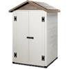 Garofalo Casetta da giardino in pvc garofalo tuscany 120.2p l.137 x p.144 x h.214